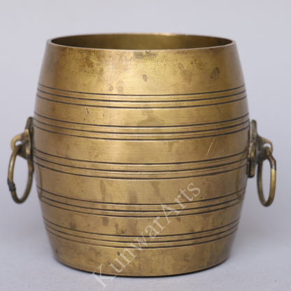 Brass Traditional Storage Container 11cm