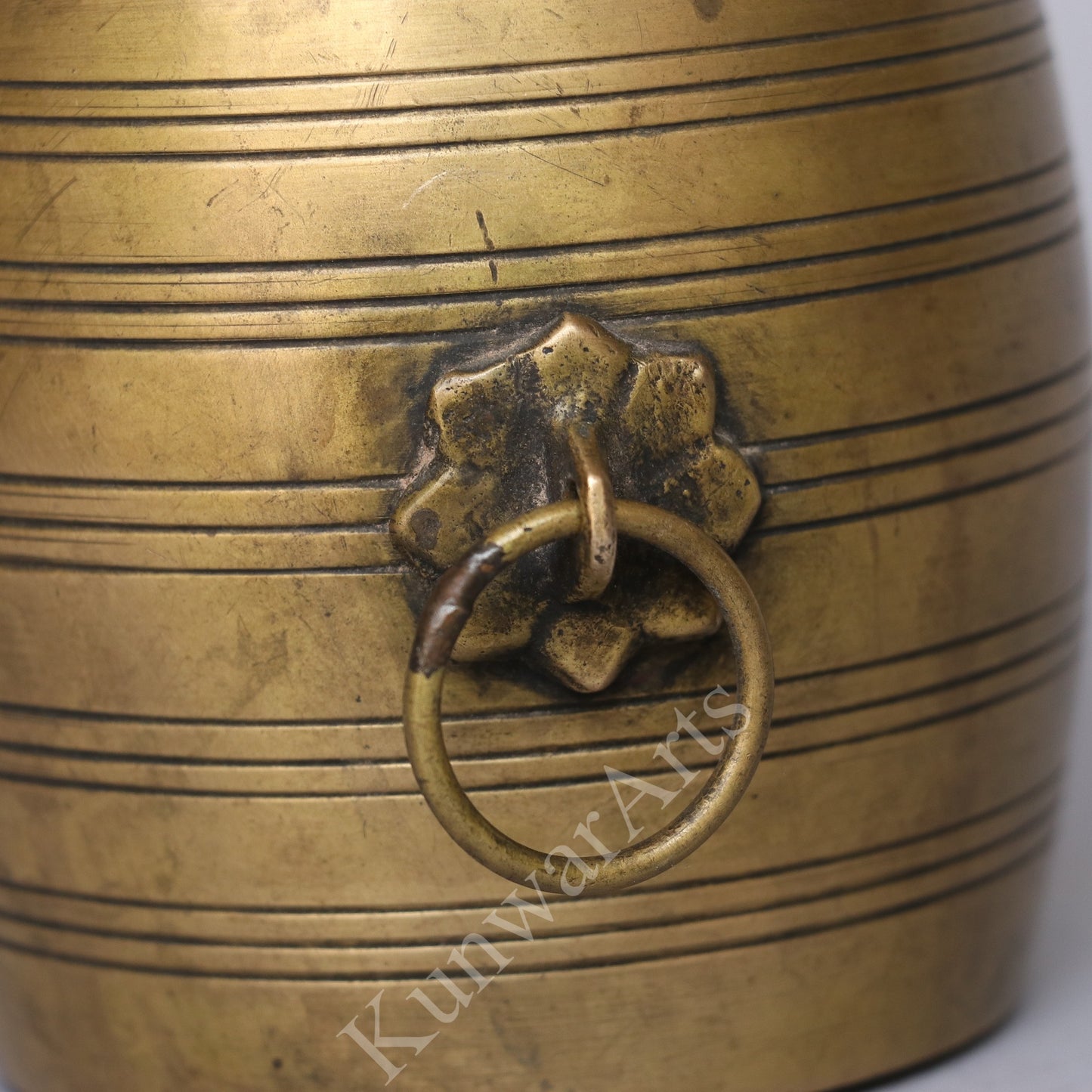 Brass Traditional Storage Container 11cm