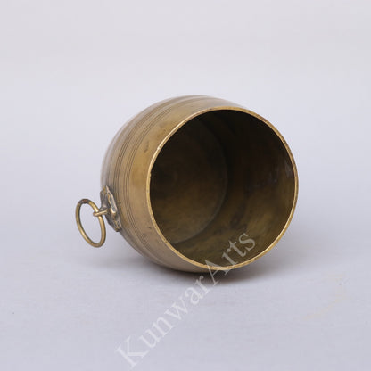 Brass Traditional Storage Container 11cm