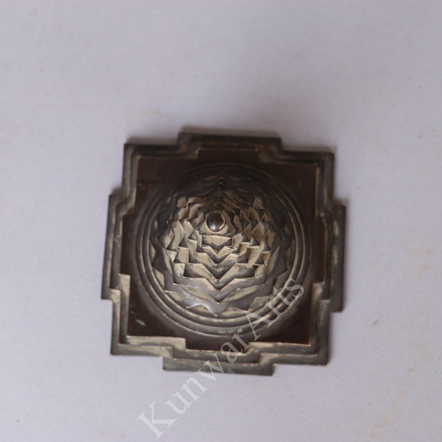 Brass Shri Yantra (Sri Chakra)