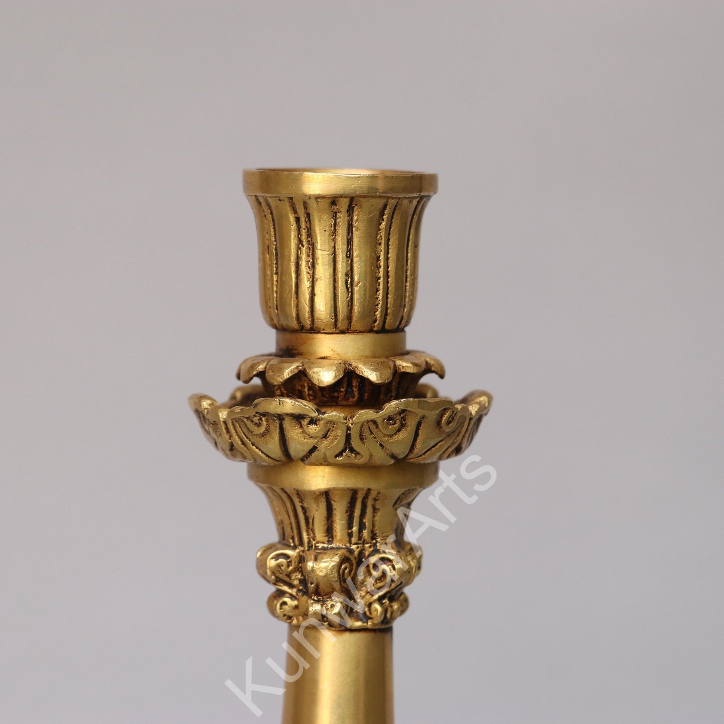 Brass Decorative Candle Stand 28cm