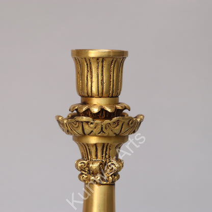 Brass Decorative Candle Stand 28cm