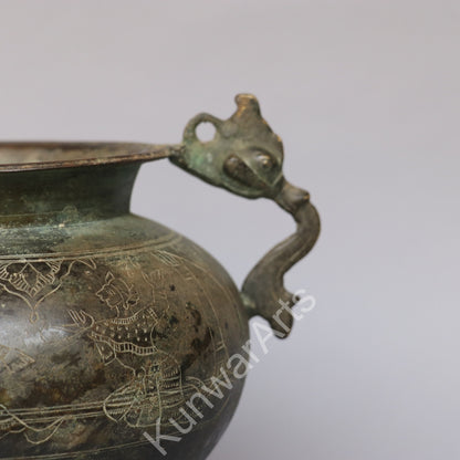 Brass Vintage Planter 20cm