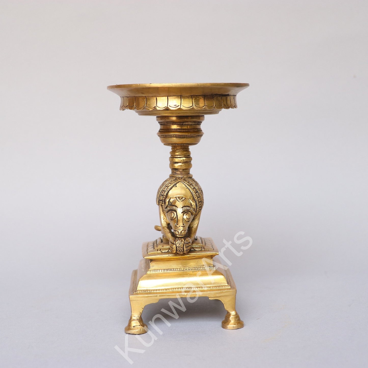 Brass Décor Mouse Lamp