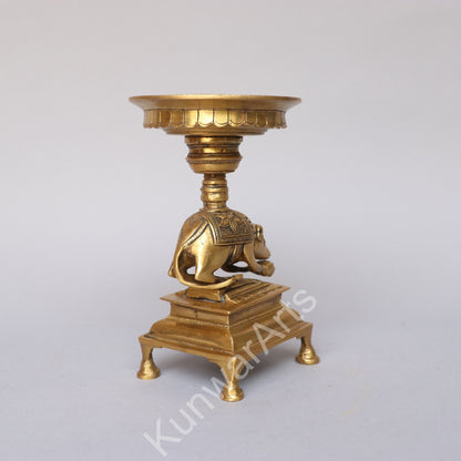 Brass Décor Mouse Lamp