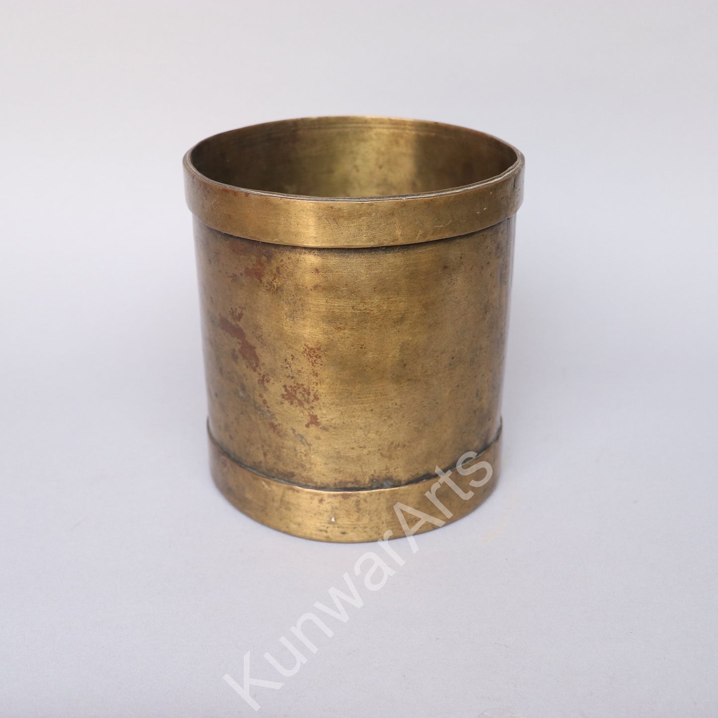 Brass Traditional Storage Container 17cm