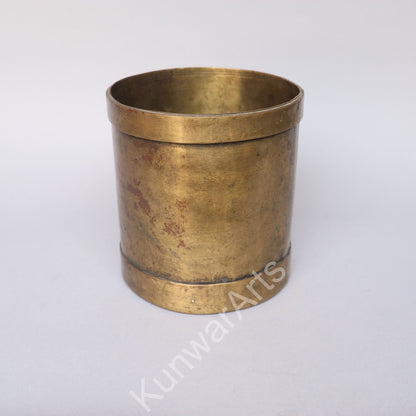 Brass Traditional Storage Container 17cm