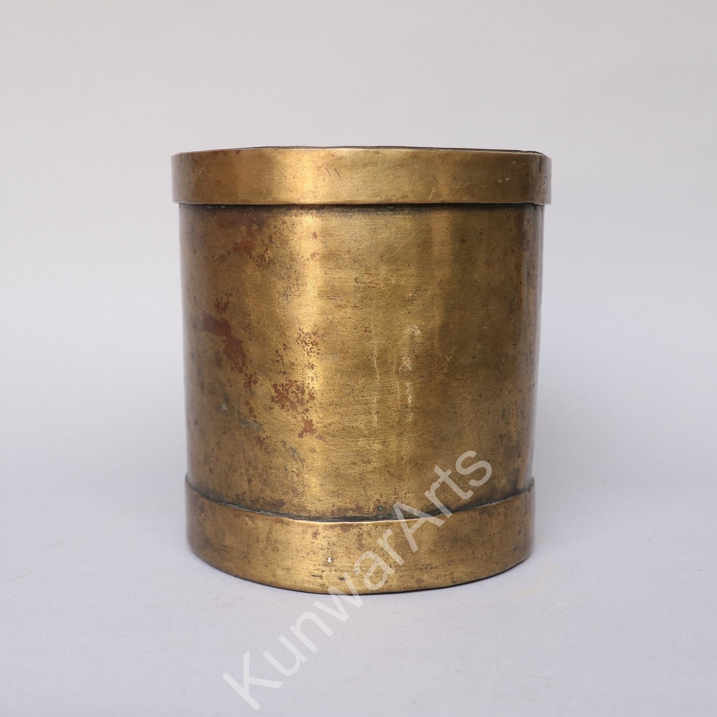 Brass Traditional Storage Container 17cm