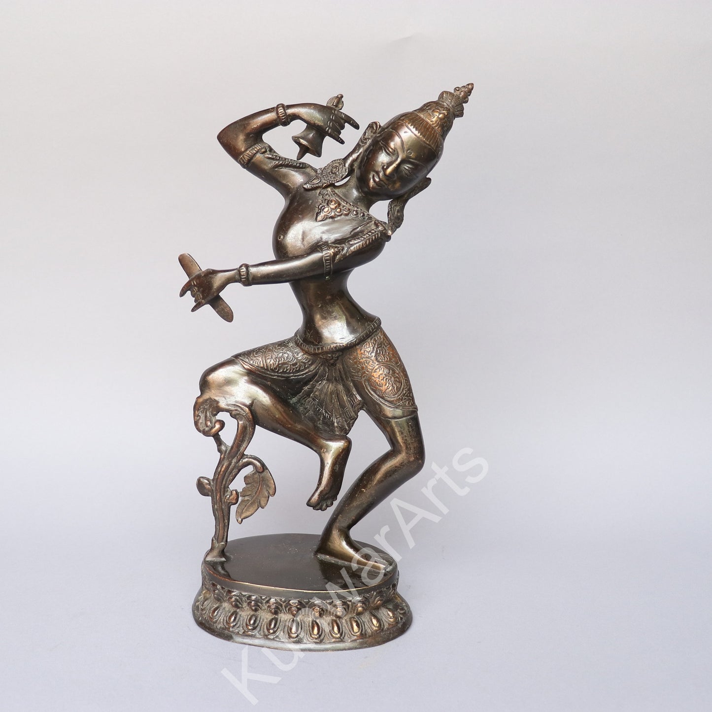 Brass Dancing Shiva Idol