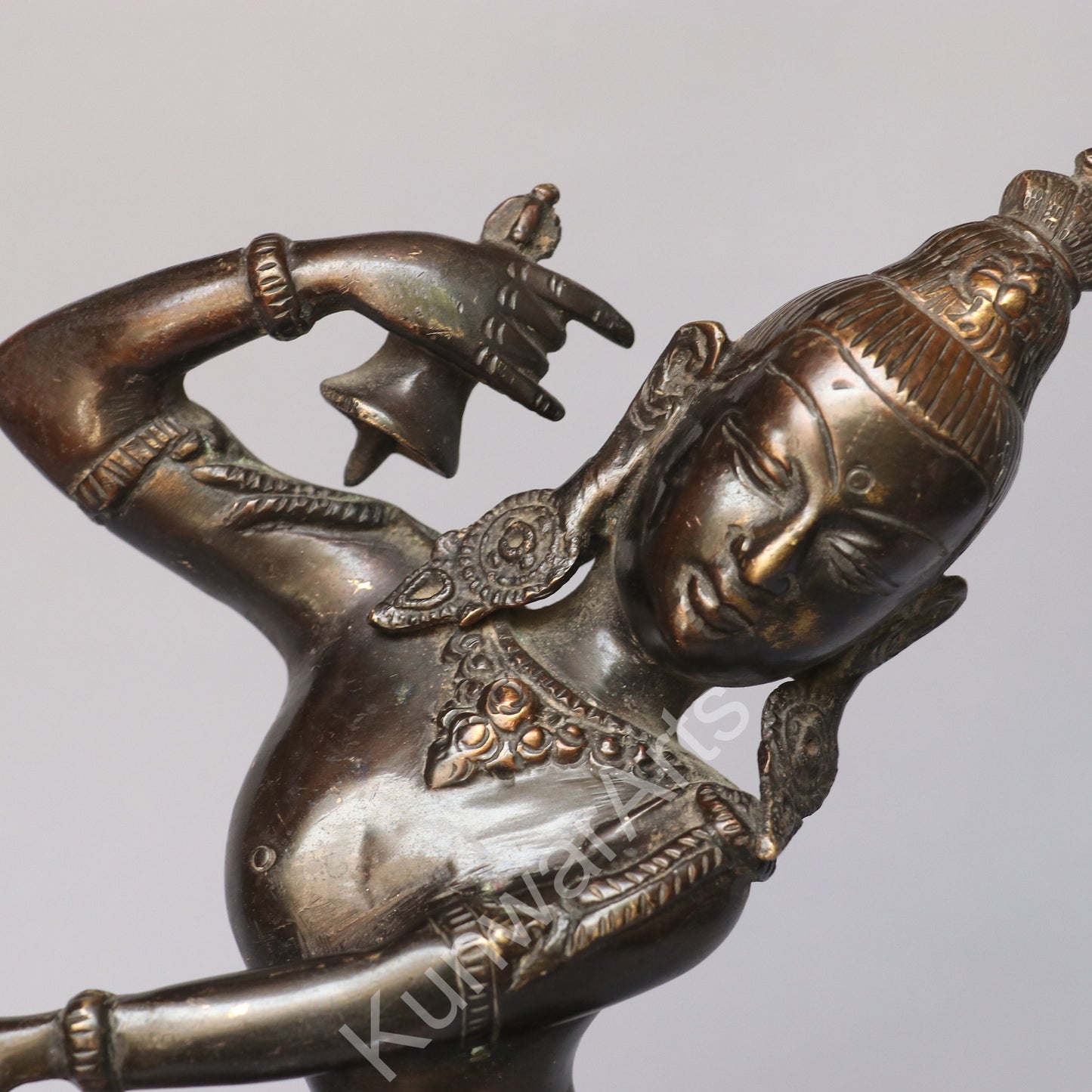 Brass Dancing Shiva Idol