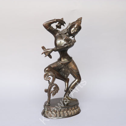 Brass Dancing Shiva Idol