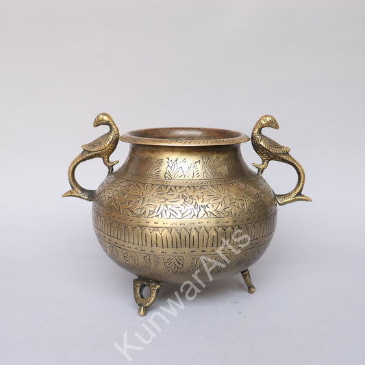 Brass Vintage Decorative Planter