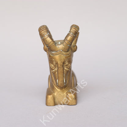 Brass Sheep (Goat) Figurine