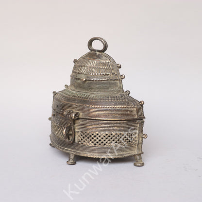 Brass Decorative Storage Box 19cm