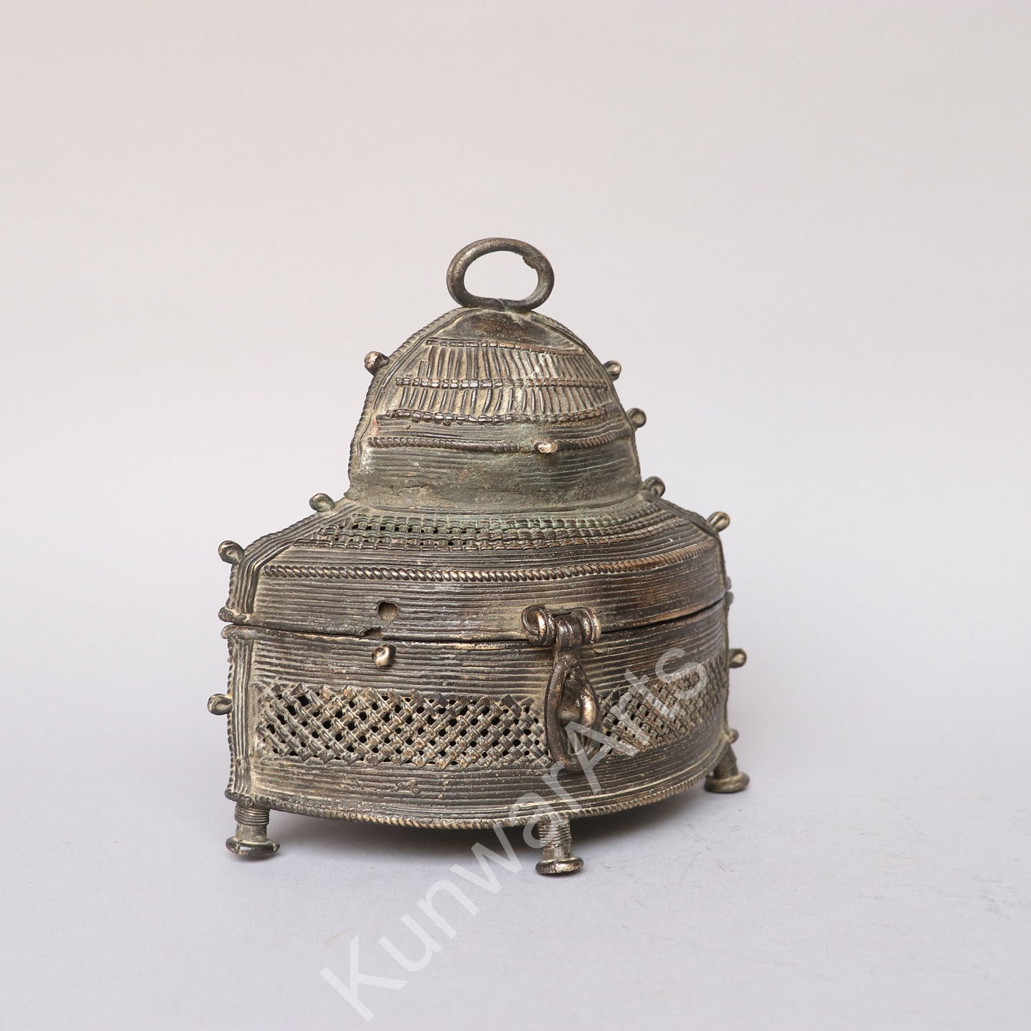 Brass Decorative Storage Box 19cm