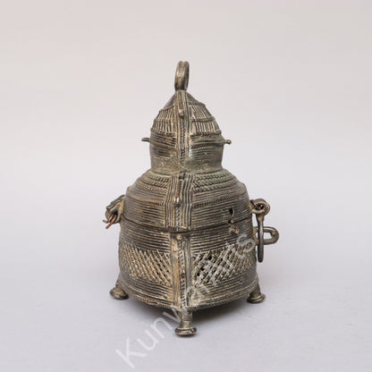 Brass Decorative Storage Box 19cm