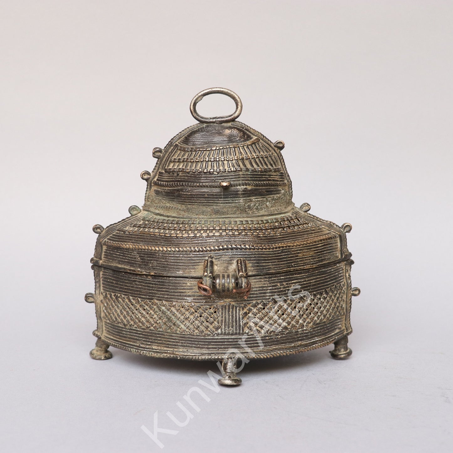 Brass Decorative Storage Box 19cm