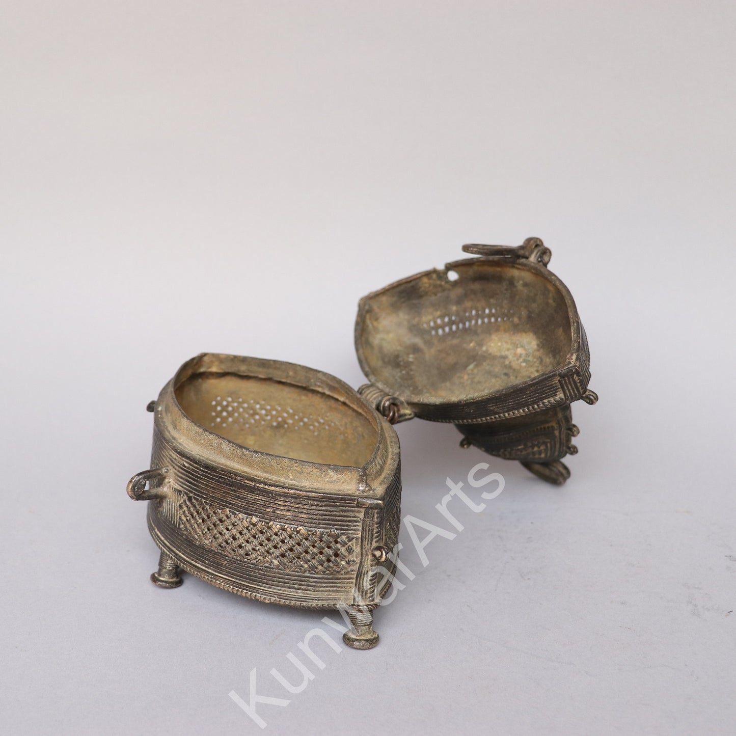 Brass Decorative Storage Box 19cm