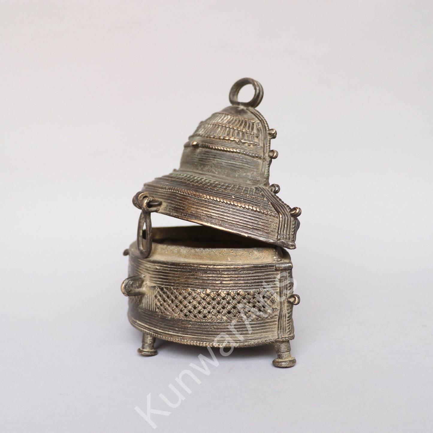 Brass Decorative Storage Box 19cm