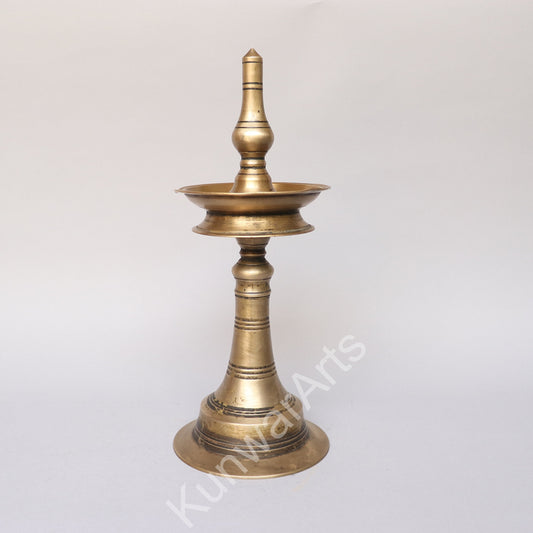 Brass Traditional Oil Lamp 34cm