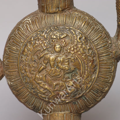 Vintage Brass Tea Kettle 21cm