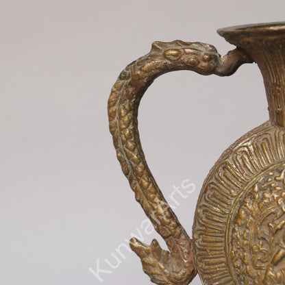 Vintage Brass Tea Kettle 21cm
