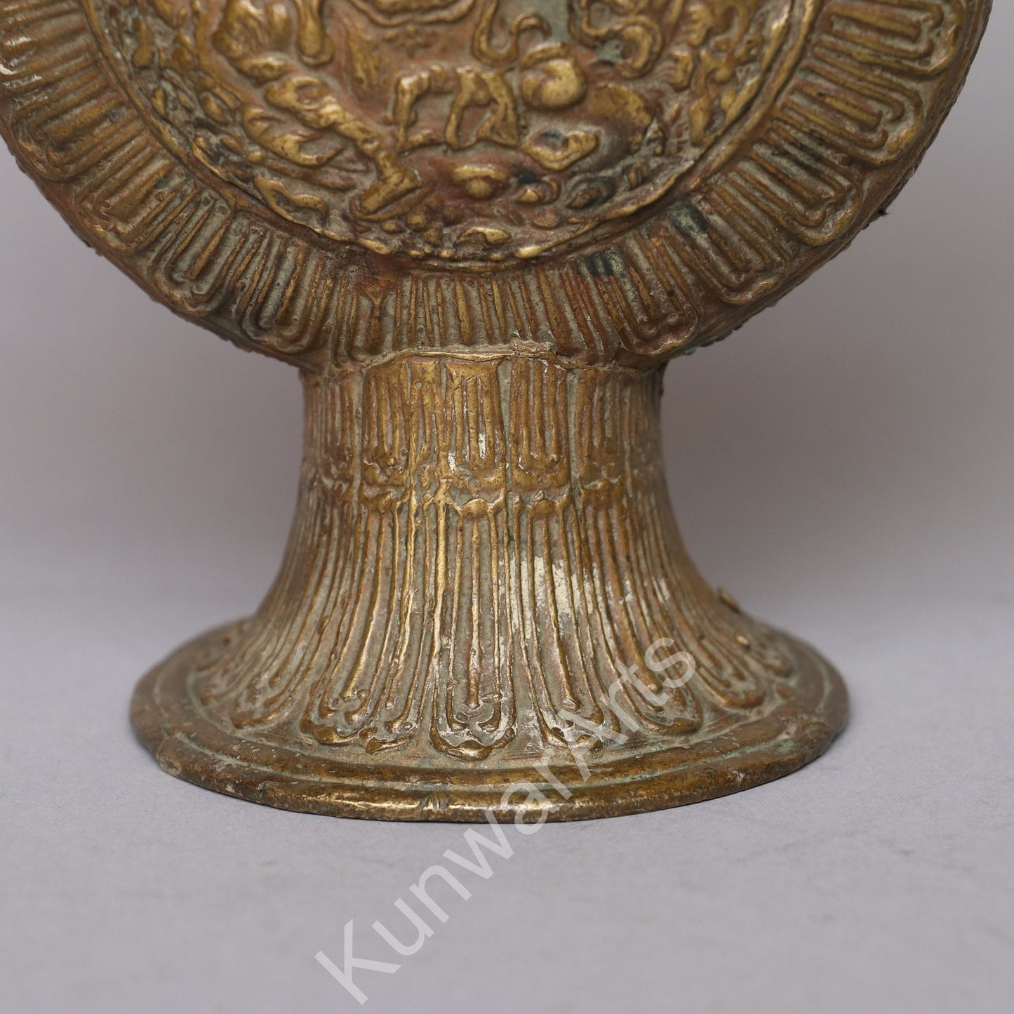 Vintage Brass Tea Kettle 21cm
