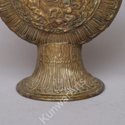 Vintage Brass Tea Kettle 21cm