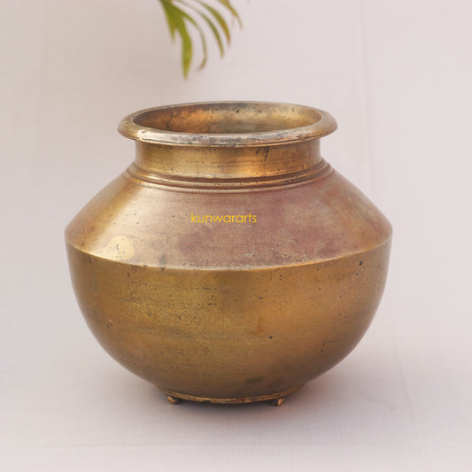 Brass Vintage Planter Vases