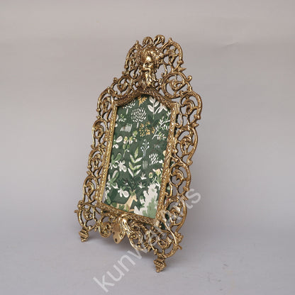 Brass Ornate Photo Frame