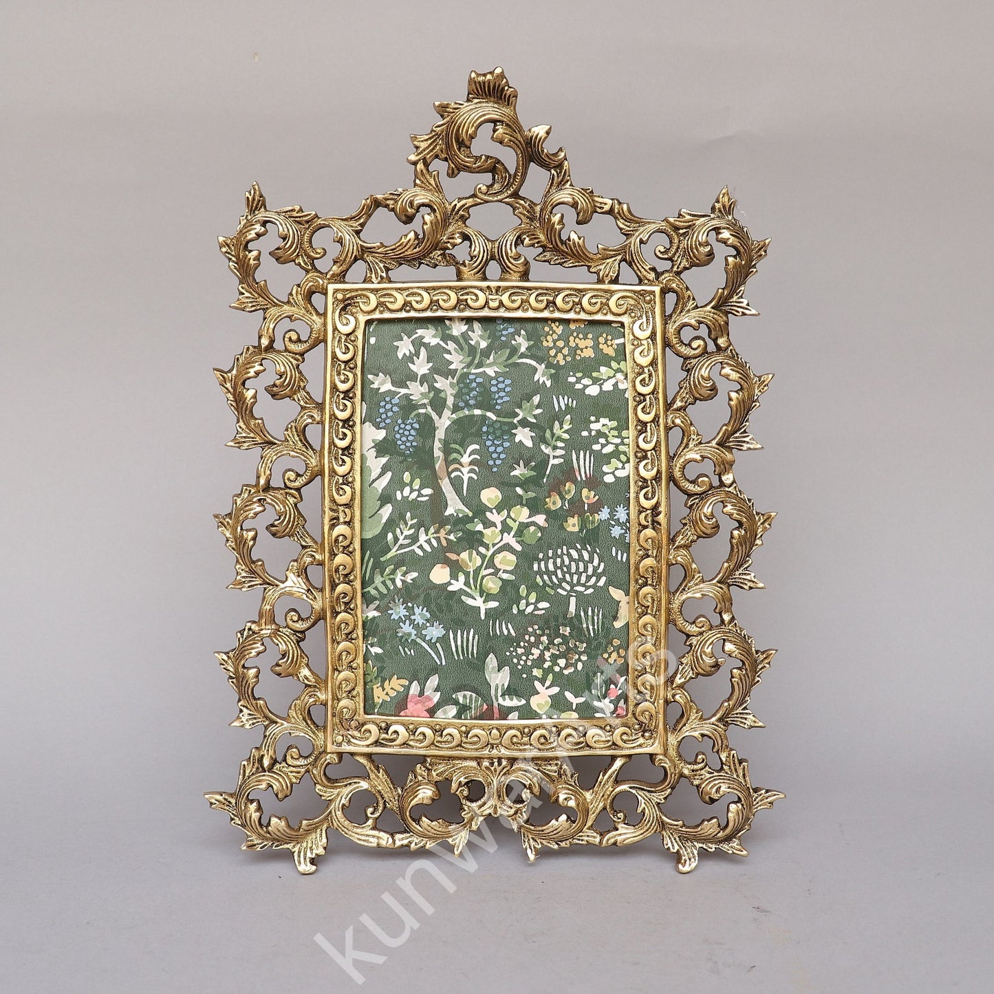 Brass Vintage Ornate Photo Frame
