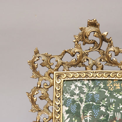 Brass Vintage Ornate Photo Frame