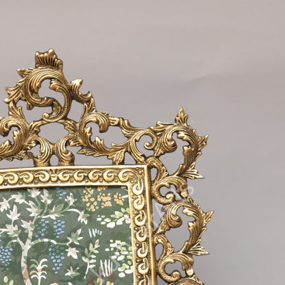 Brass Vintage Ornate Photo Frame