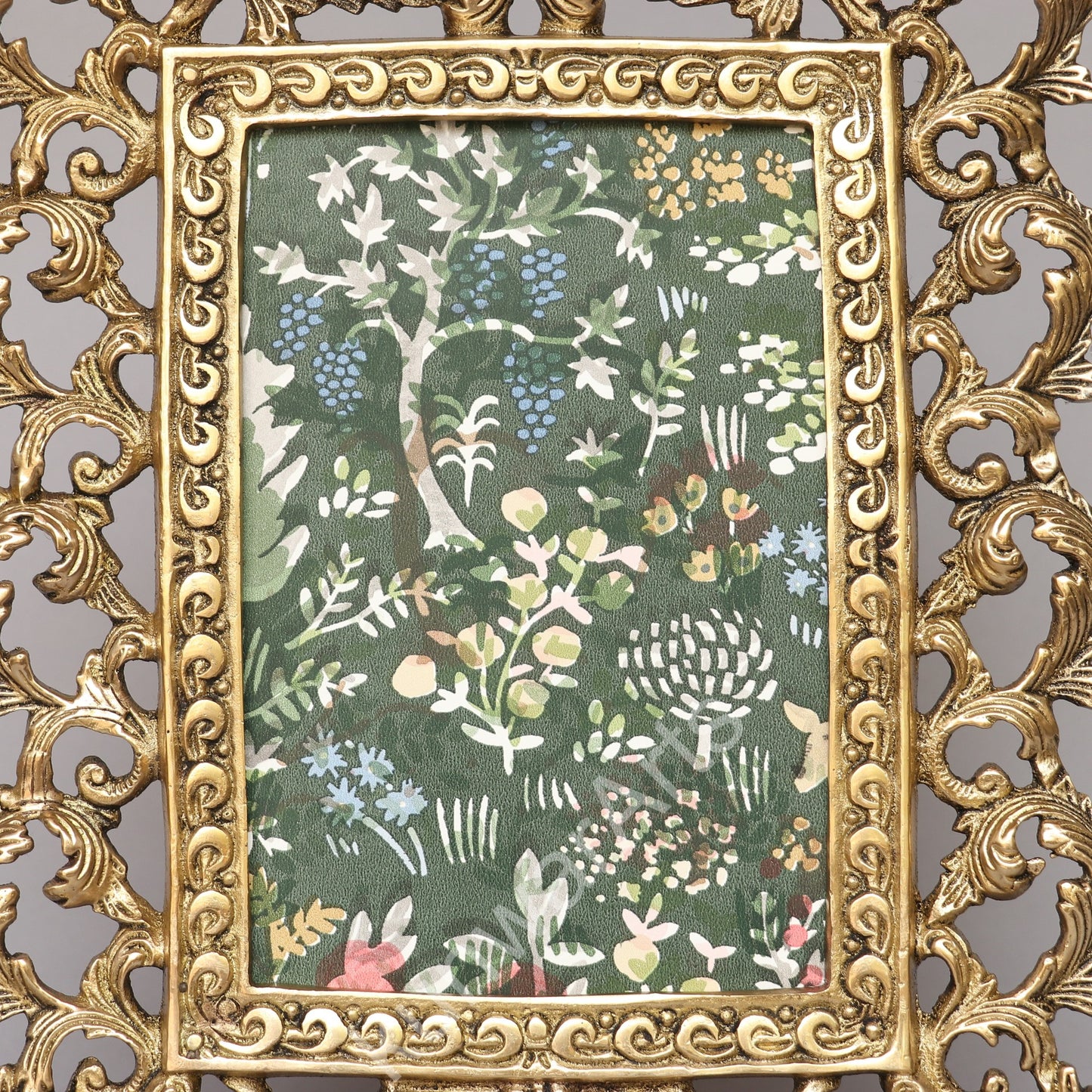 Brass Vintage Ornate Photo Frame