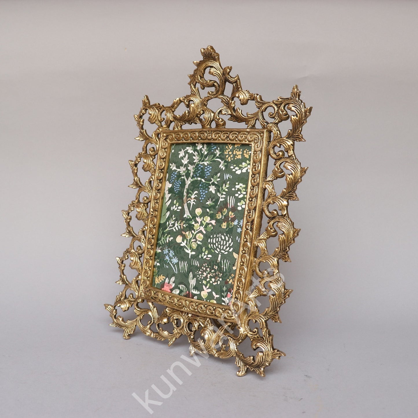 Brass Vintage Ornate Photo Frame