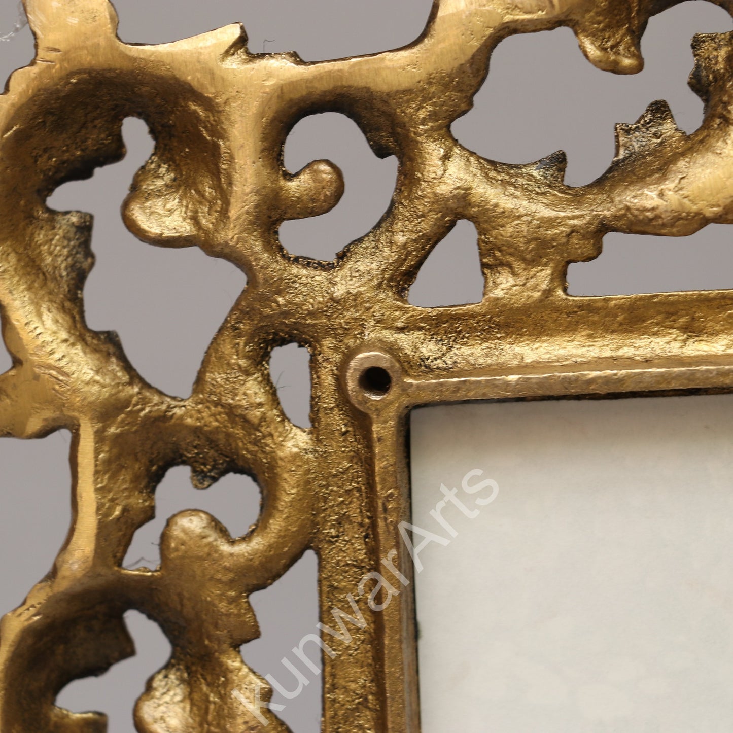 Brass Vintage Ornate Photo Frame