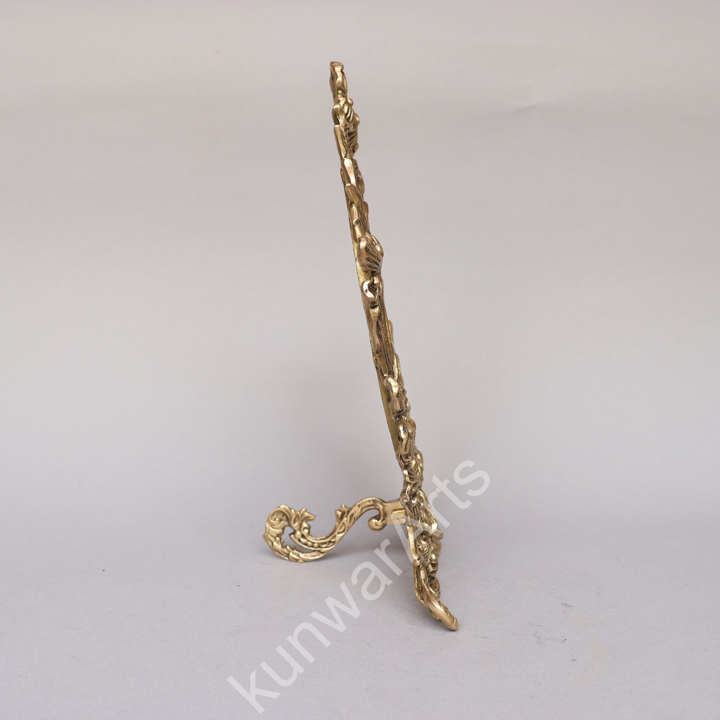 Brass Ornate Flower Photo Frame