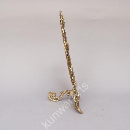Brass Ornate Flower Photo Frame