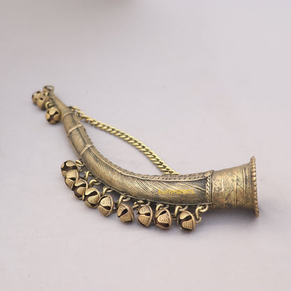 Dokra Art Musical Instrument Todi Trumpet Hanging Showpiece