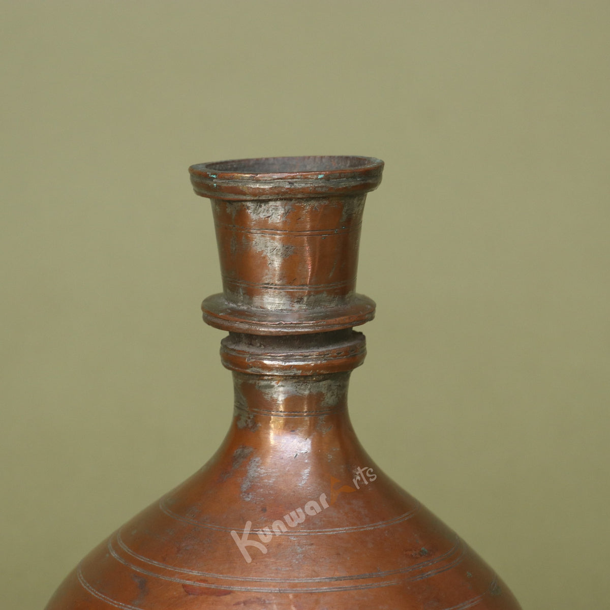 Copper Flower Vase