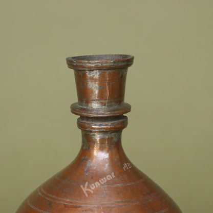 Copper Flower Vase