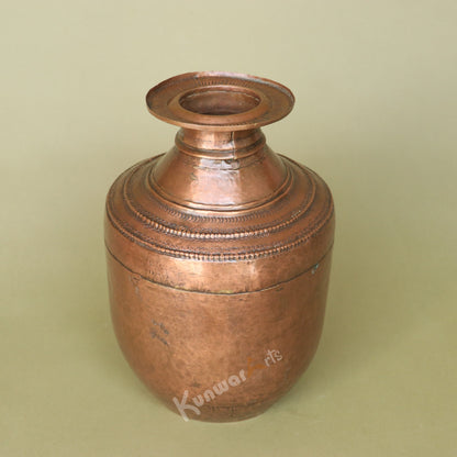 Handcrafted Vintage Copper Water Pot