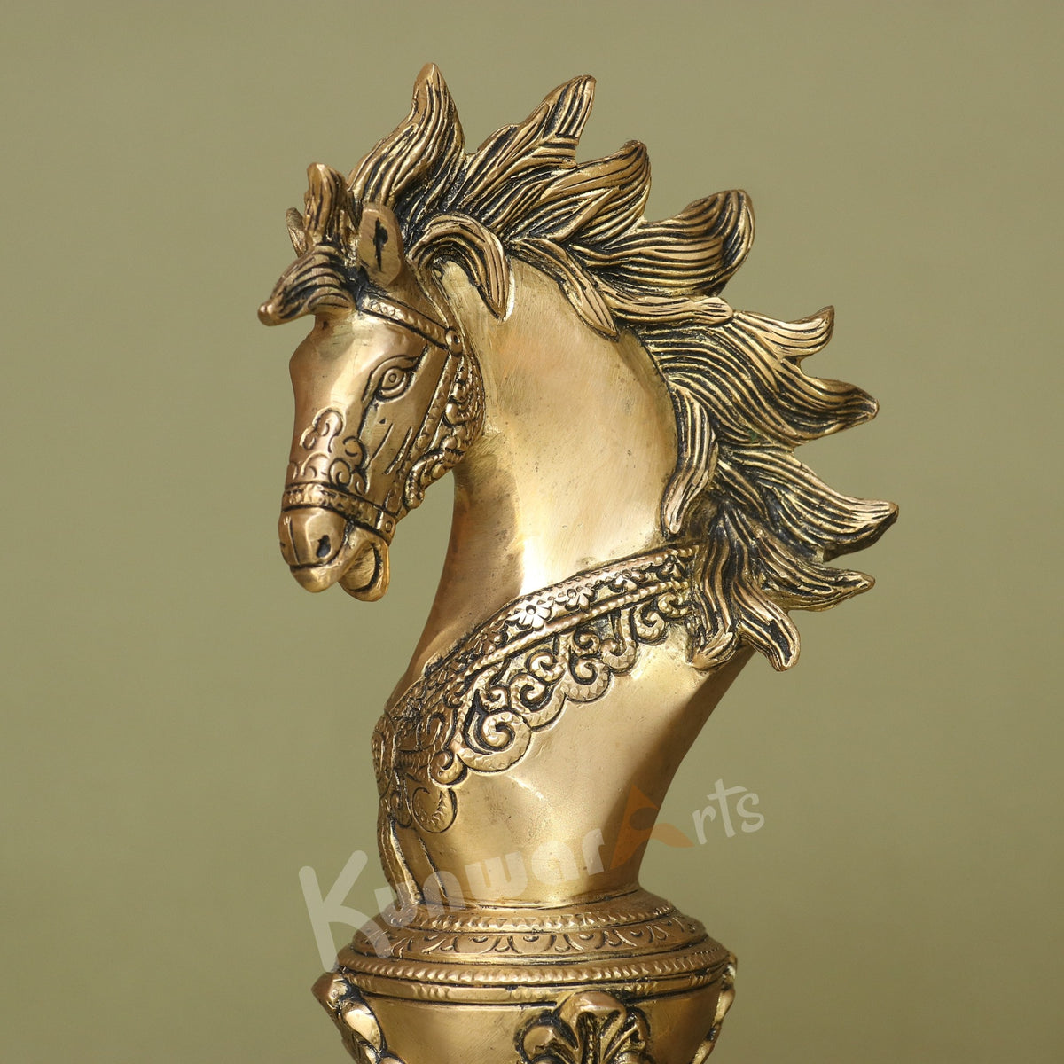 Royal Touch of Chess-Inspired Brass Artistry.