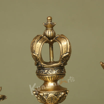 Royal Touch of Chess-Inspired Brass Artistry.