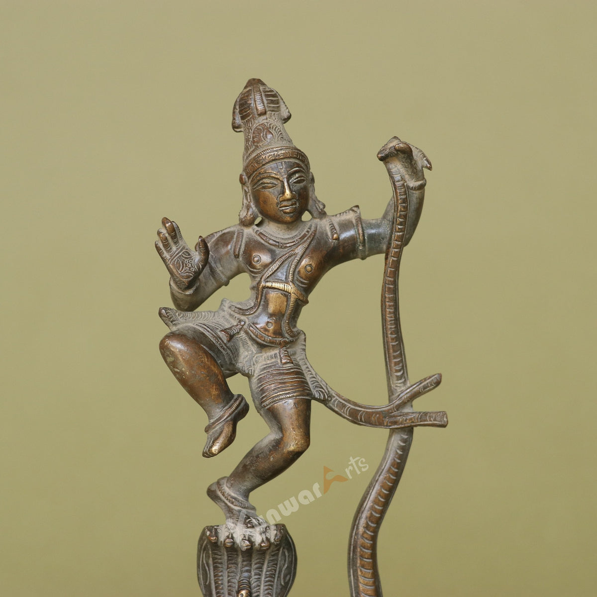 Brass Krishna Idol