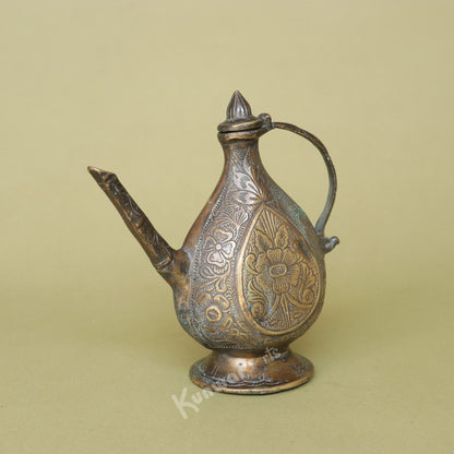 Exquisite Vintage Brass Kettle